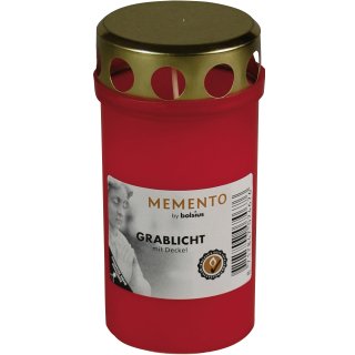 Dauerbrenner Nr. 3 mit Deckel rot Memento