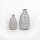 Keramik Mini-Vase Samosbauchig10xh18cmweiss-antik glasiert