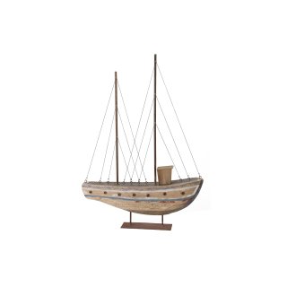 Boat paulownia wood  67x38x9cm