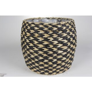 Pot Iva zwart D46 H39