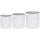 Pot S3 Ewan silver brush D13 H12