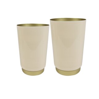 Vase Satz von 2 Minou