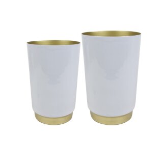 Vase Satz von 2 Minou
