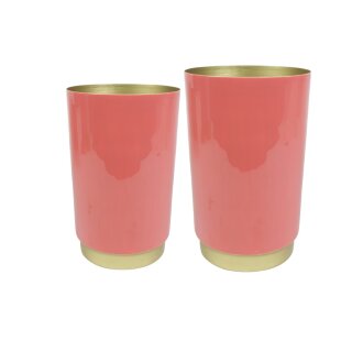 Vase Satz von 2 Minou