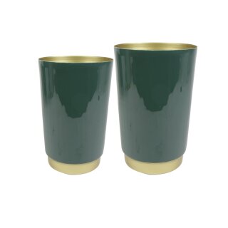 Vase Satz von 2 Minou