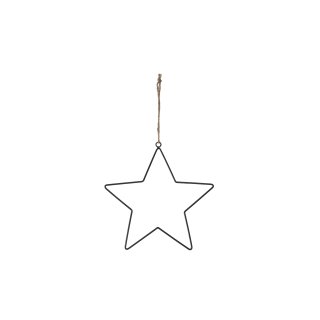 Hanging star metal 28cm