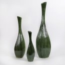 Keramik Flasche Lima 11xh.40cm gr&uuml;n