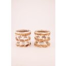 PD Kerzenhalter Glas geflochten