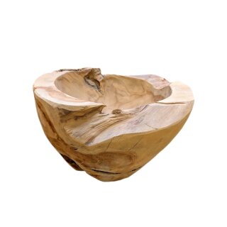 % Schale aus Teak-Holz