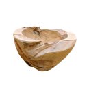 % Schale aus Teak-Holz