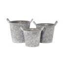 PD Zink-Uebertopf mit Metallgriff