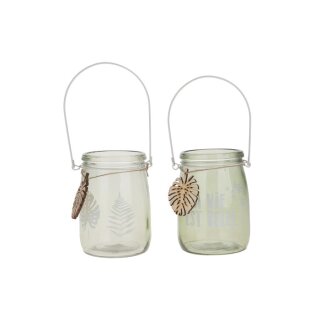 PD Kerzenhalter mit B&uuml;gel und Blatt