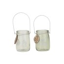 PD Kerzenhalter mit B&uuml;gel und Blatt