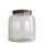 % Vase Glas mit Deckel