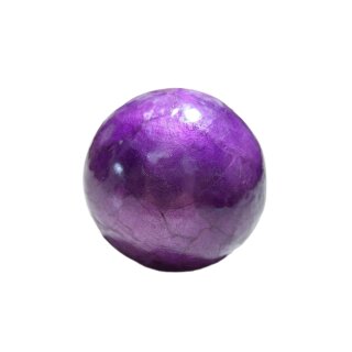 Capiz Dekokugel violett 10cm