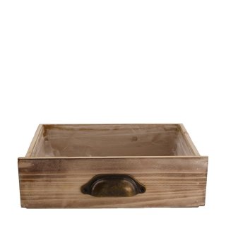 Schublade aus Holz mit Kunststoffeinsatz