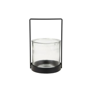 Kerzenhalter Fibe Glas / Metall