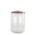 Vase Glas mit Deckel