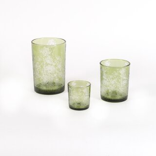 PD Teelicht aus Glas Summerflower