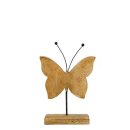 Schmetterling aus Holz auf St&auml;nder