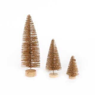 Deko Baum Jade auf Holzfuss