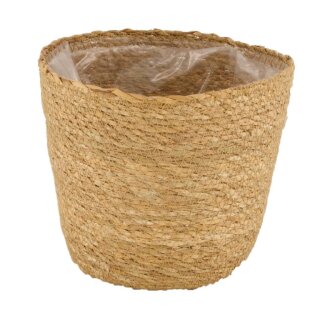 Korb Prima Seegras Natur mit Kunststoff