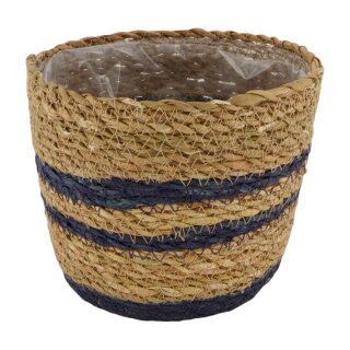 PD Korb Grima Seegras Natur mit Kunststoff