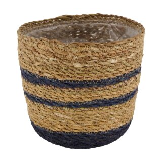 PD Korb Grima Seegras Natur mit Kunststoff