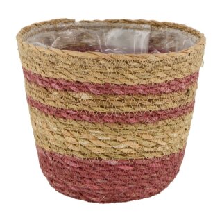 PD Korb Grima Seegras Natur mit Kunststoff