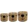Topf Satz von 3 Teddy