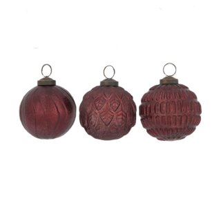 PD Christbaumkugel Glas Korzu ass 3er S