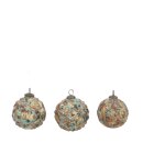 PD Christbaumkugel Glas Dolina ass. 3er L