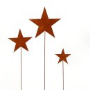 Gartenstecker Stern Metall