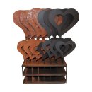 NL-Display Herz Metall auf Stange