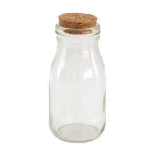 Glasflasche Orion mit Korkzapfen