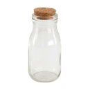 Glasflasche Orion mit Korkzapfen