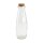 Glasflasche Orion mit Korkzapfen