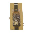 Kiefernzapfen mit 3 Kokossternen natur 90gr
