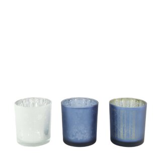 Teelichthalter Glas