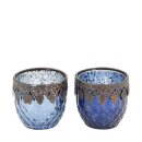 Teelichthalter Edeltraut aus Glas