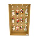 Aufhänger für Weihnachtsfiguren aus Ton