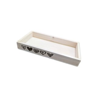 Holzkistli Herzgruppe - Swissmade