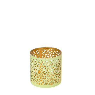 Metall Windlicht Flowerprinz