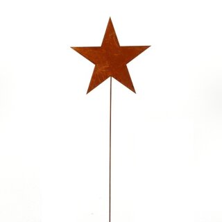 Gartenstecker Stern Metall