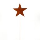 Gartenstecker Stern Metall