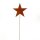 Gartenstecker Stern Metall