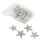 Streudeko Winterstern Shabby 24Stk