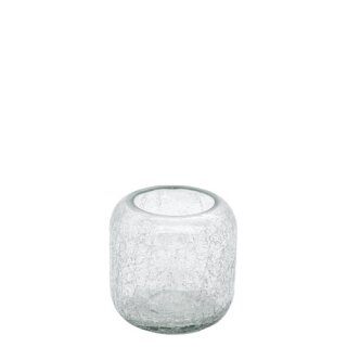 CRACKLE Glas Teelichthalter