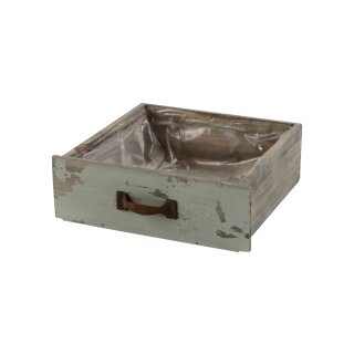 Holz Schuhblade mit Plastik