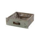 Holz Schuhblade mit Plastik